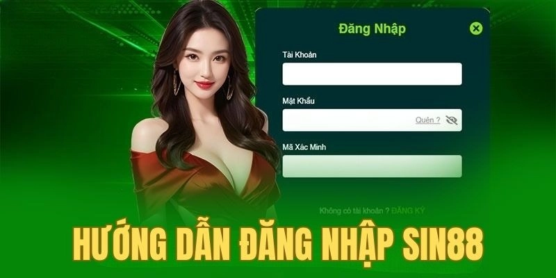 Hướng dẫn đăng nhập Sin88