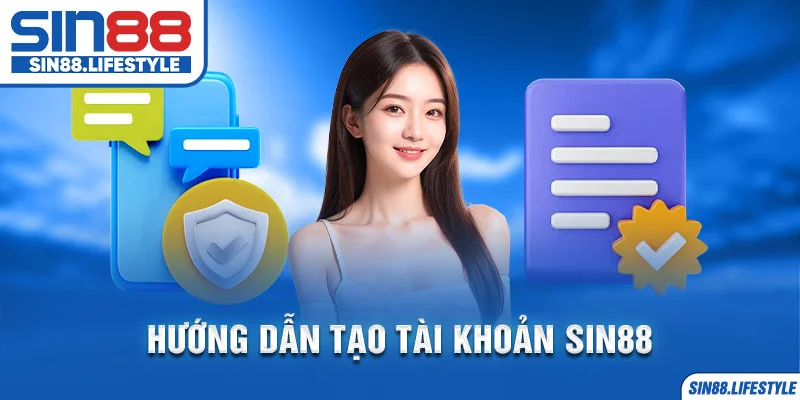 Hướng dẫn tạo tài khoản Sin88